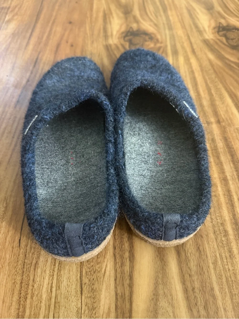 Giesswein Navy Wool Slippers